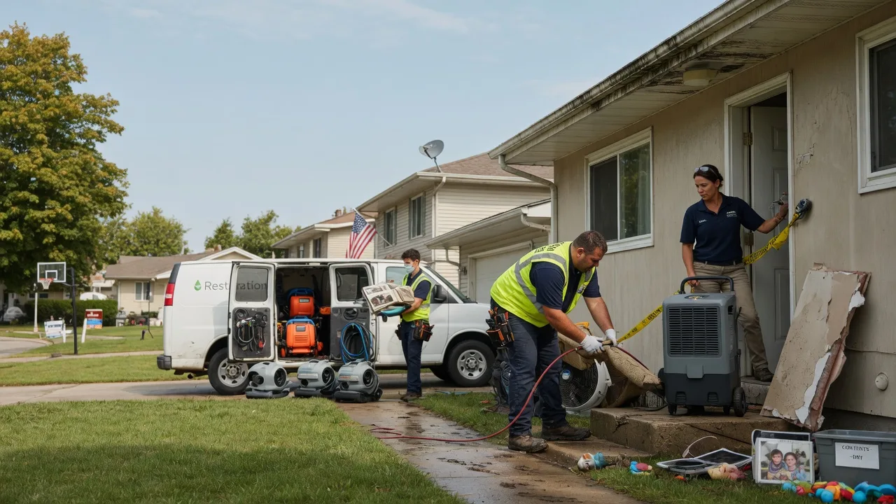 Water Damage Restoration in Romayor, TX near me
